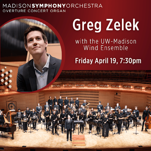 UW-Madison Wind Ensemble Joins Organist Greg Zelek