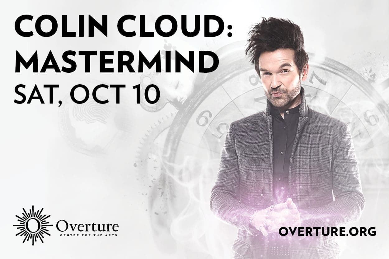 Display ad for Colin Cloud: Mastermind; Saturday, October 10