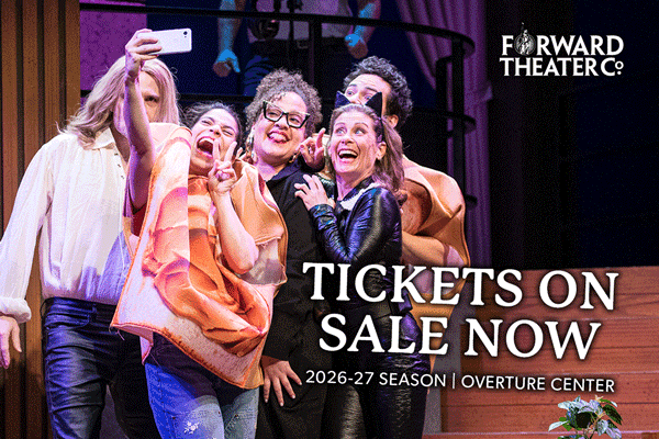 Display ad for 2026-27 Forward Theater Co season; Tickets on sale now