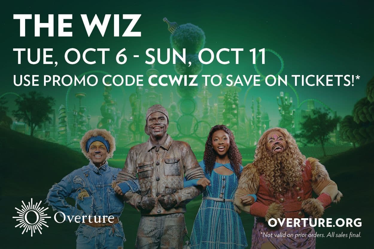 Display ad for "The Wiz"; October 6 - October 11