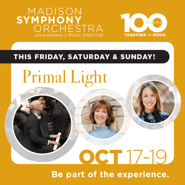 MSO’s 100th Season opens on October 17-19!